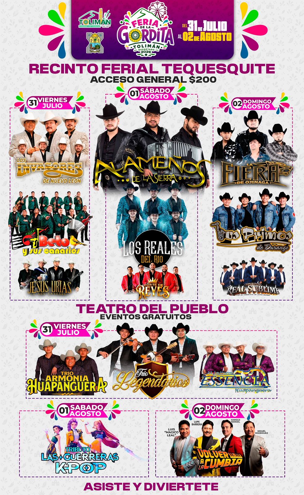 Inicio feria Tolimán